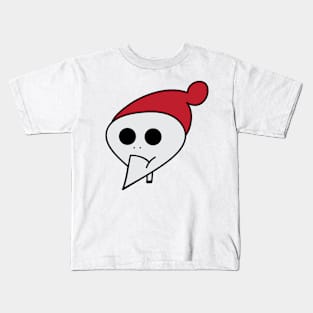 Comic Skull head with hat Kids T-Shirt